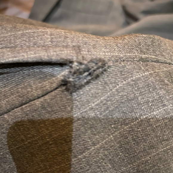 Brooks Brothers grey pinstripe suit